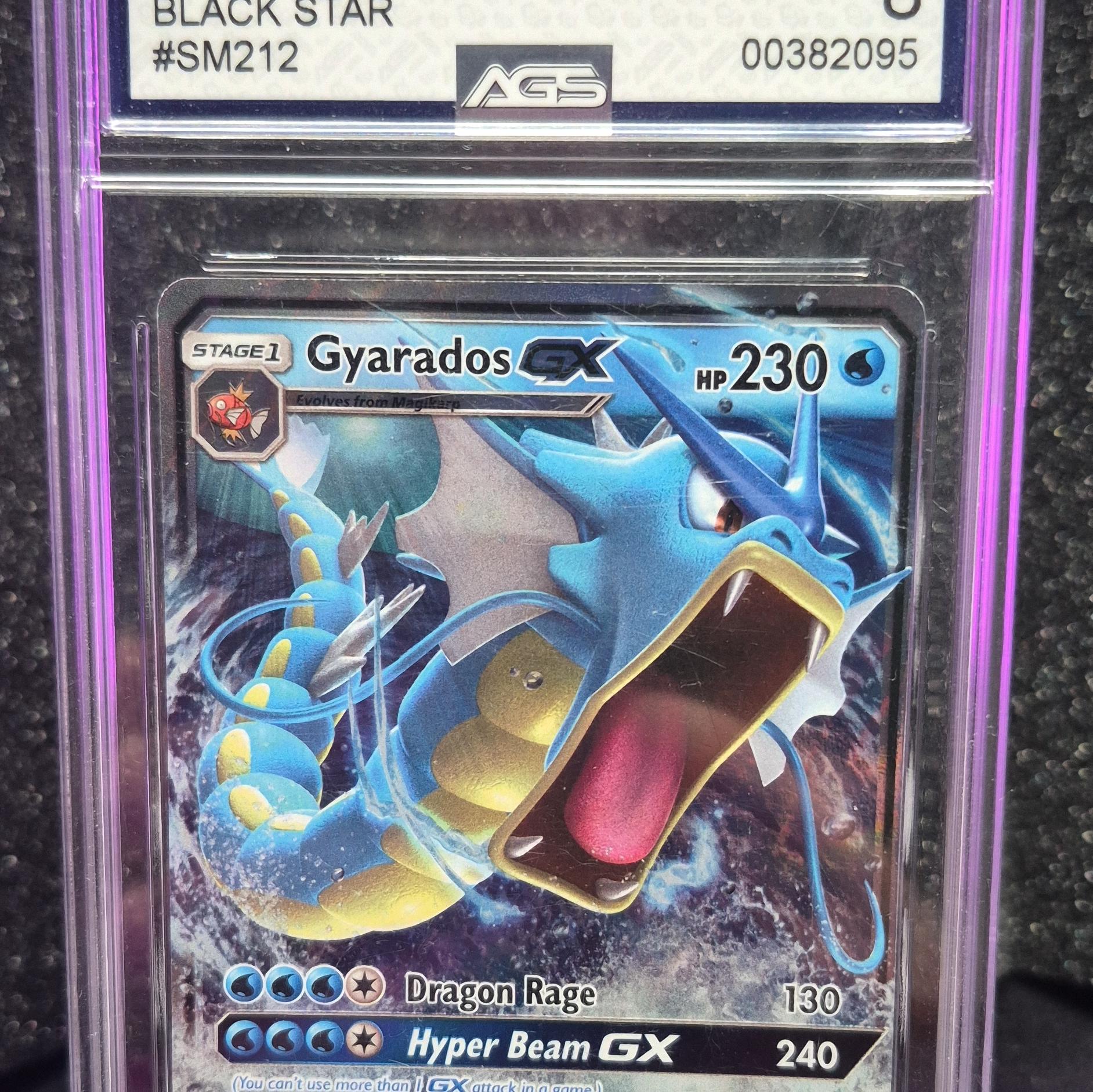 Gyarados GX graded 8 by AGS (to be confirmed)